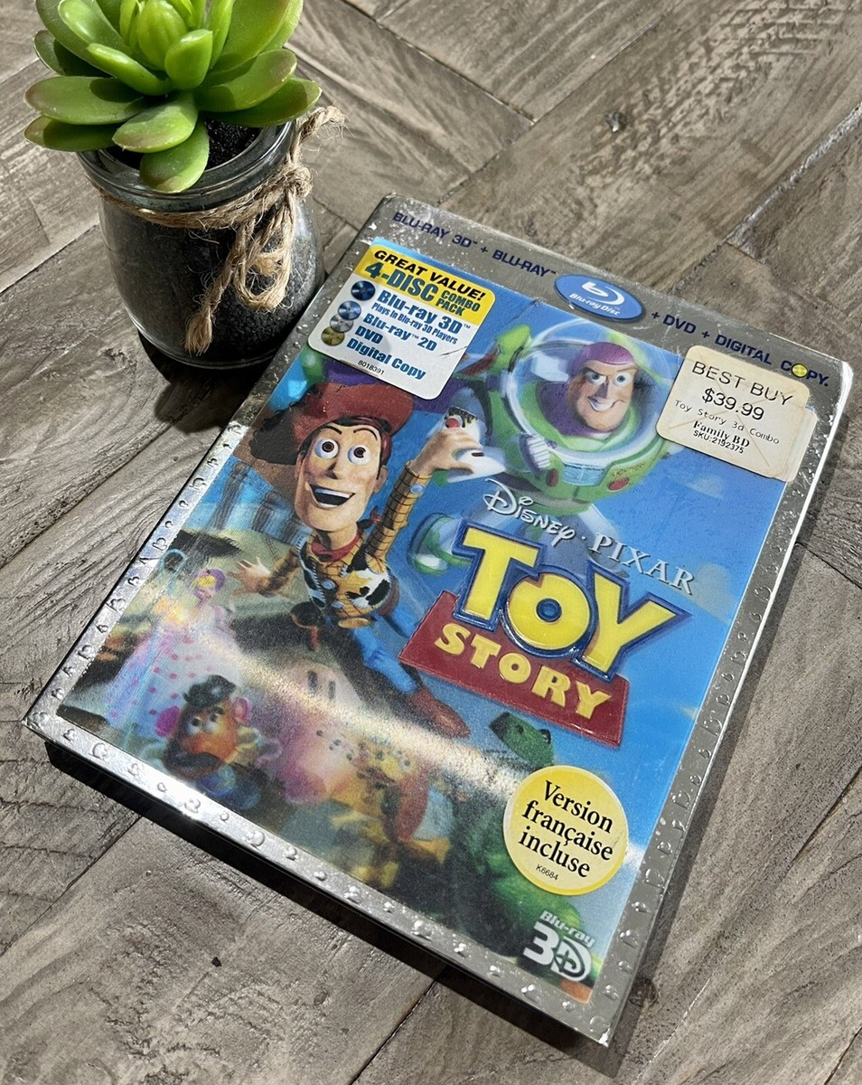 Disney Pixar 2011 TOY STORY Blu-ray,3D, DVD & Digital 4-Disc