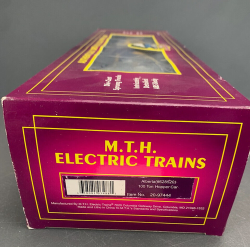 O Gauge MTH Premier 20-97444 100 Ton Hopper Alberta #628520 NIB! O2530 - Picture 6 of 6