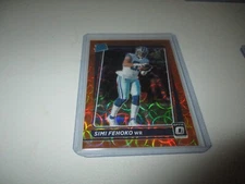 Simi Fehoko 2021 Donruss Optic Rated Rookie Orange Scope Prizm RC #242 /79