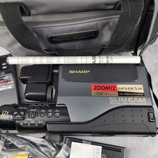 Sharp Slim Cam VHS Camera Vintage VL-L5OU bundle parts and repair