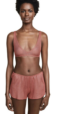 NWT SOLD OUT | Only Hearts Billie Bralette in Red Clay Sz SMALL | Made In USA