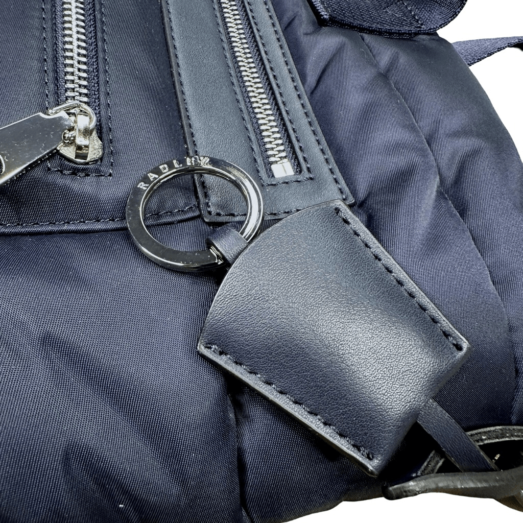 Radley London Southwood Lane Large Tote Bag Dark Blue 9.5”W