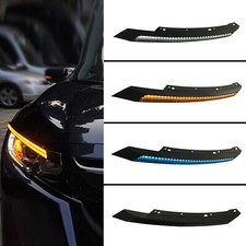 For 2016-2021 2017 Honda Civic Led Hatchback Day Time Running Fog Lights Lamps