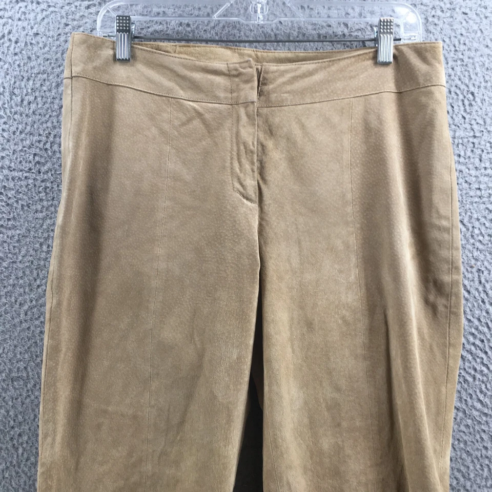 Pantalón Wilsons Leathers Máxima para mujer 10 (real 33x31,5) beige tiro medio Foto 2 de 4