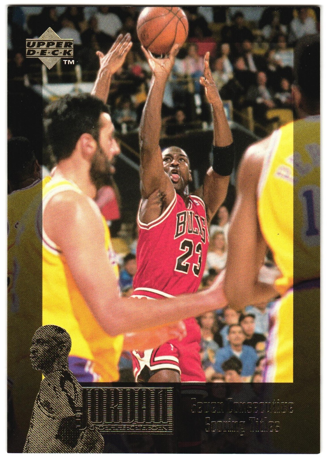 Michael Jordan 1995-96 Upper Deck The Jordan Collection 3x5 Card JC-9 Bulls