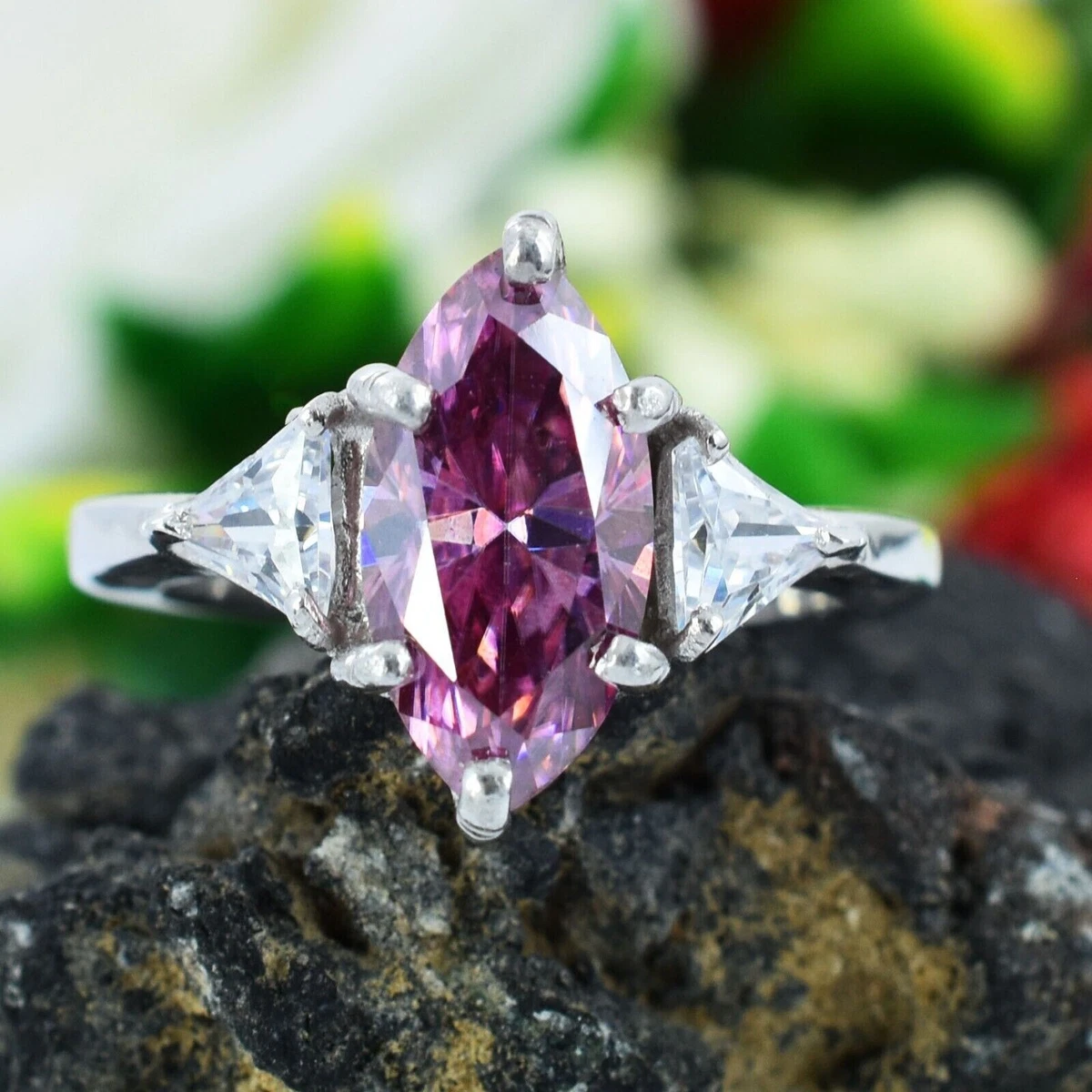 Natural colored shop diamond engagement rings