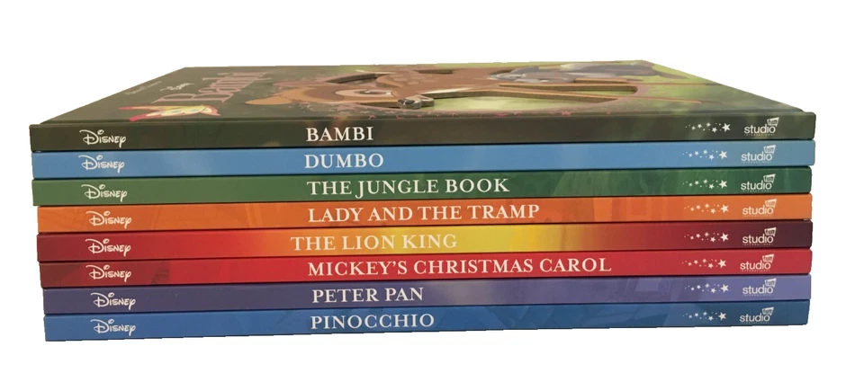 Disney Die-Cut Classic Books lot of 8 by Editors of Studio Fun International Foto 2 de 4