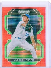 2022 Panini Prizm Draft Picks FOTL Red Pulsar JACKSON FERRIS RC Rookie 1/9