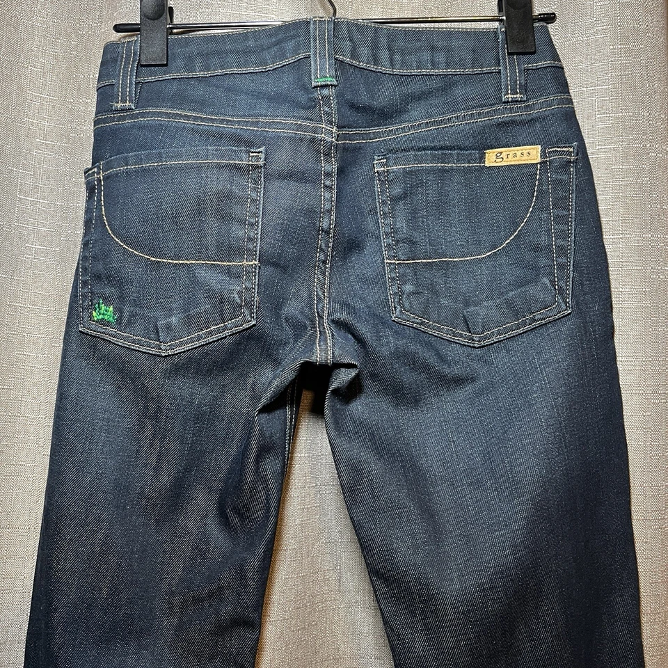 Pantalones de mezclilla Mulholland de enjuague oscuro Grass Collection - Talla 24 Foto 3 de 4