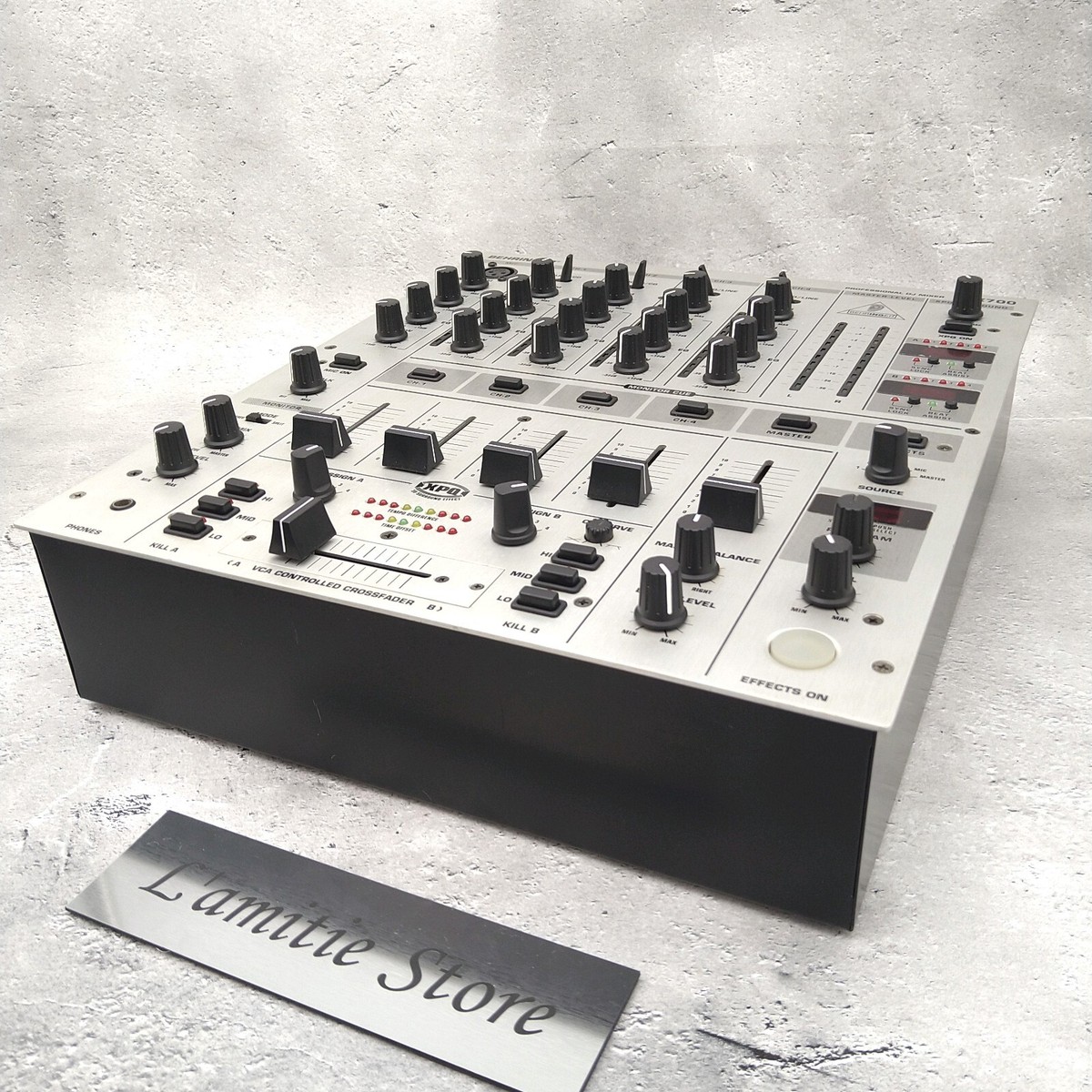 ジャンクBHERINGER 4ch DJMIXER DJX700電源ケーブル付属 Behringer DJX700 Professional DJ Mixer 5-Channel 5ch Digital