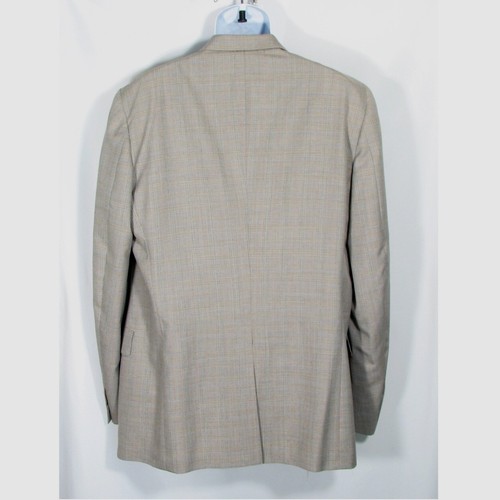 Austin Reed Jacket Blazer Mens 46R ? Plaid MUST CHECK MEASUREMENTS No Size Tag - Picture 3 of 9