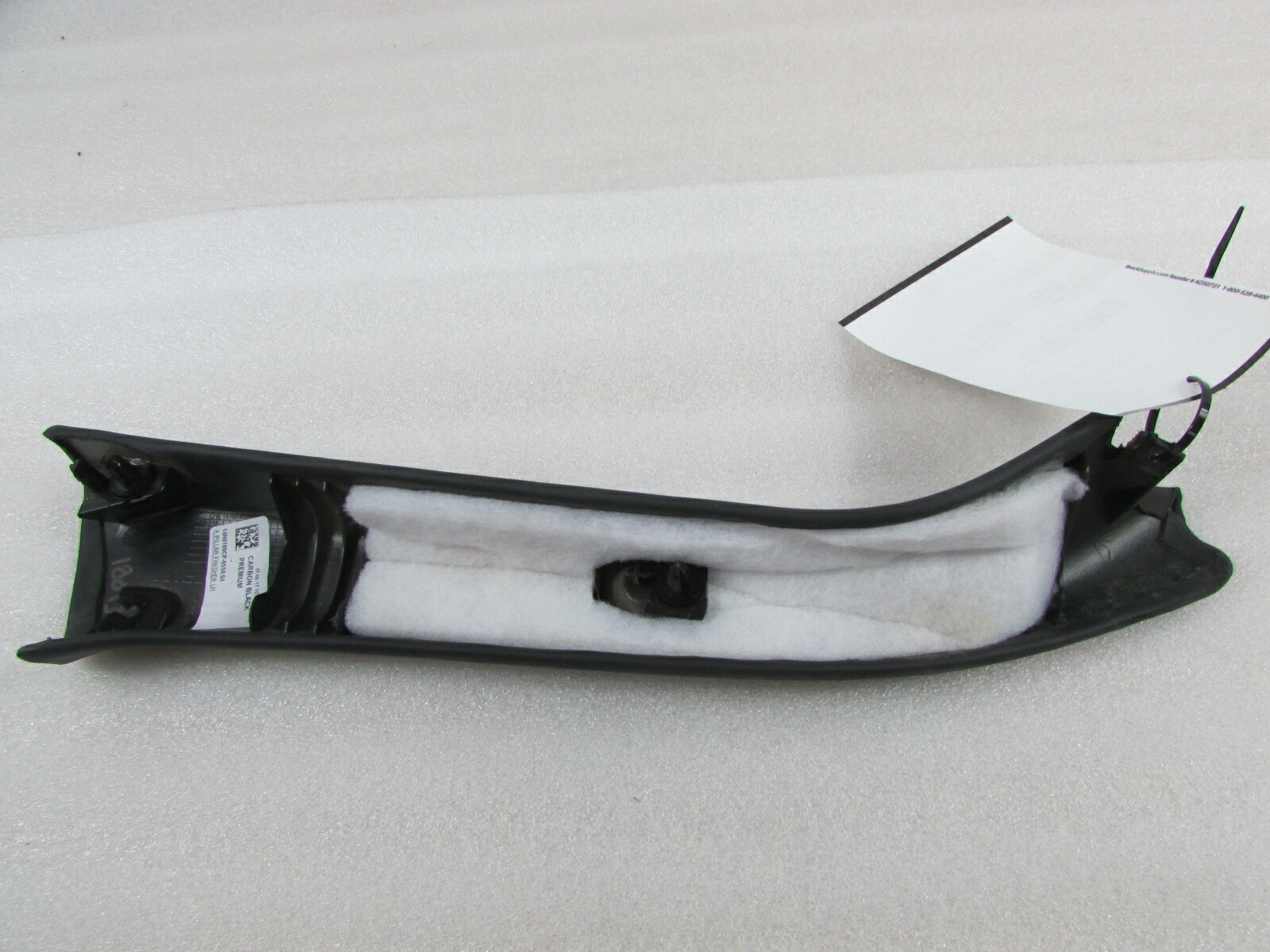 McLaren 720S, LH, Left A-Pillar Interior Trim Panel, Used, P/N 14N0199CP