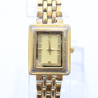 Avon Gold Stainless Steel Watch- vintage Vintage Avon Gold Tone Stainless Steel Ladies Watch  main image 4