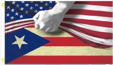 3X5 USA PUERTO RICO REVEAL HERITAGE FRIENDSHIP FLAG BANNER 100D