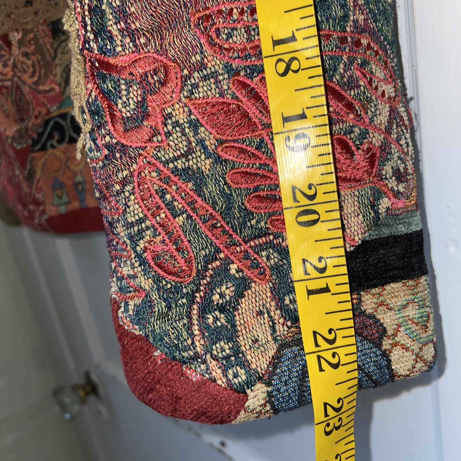 Chico's Shacket Jacket Patchwork Tapestry Paisley… - image 8