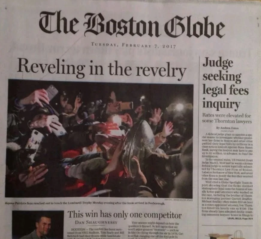 New England Patriots Superbowl LIII/Campeones Periódico Variedades Foto 3 de 4