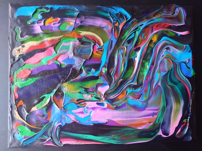 Personal Piece #1 Adara Danner Original Textured Acrylic On Canvas