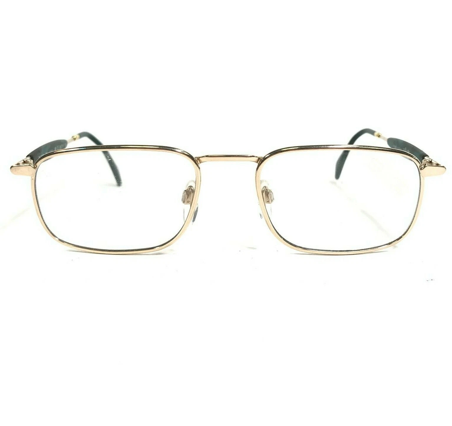 Silhouette M7158/20 V6051 Eyeglasses Frames Green G Square Full Rim 53 19 135