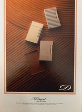 1982 S.T. Dupont Lighters Magazine Print Ad Spiegel Magazine German
