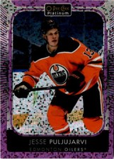 2021-22 O-Pee-Chee Platinum #148 Jesse Puljujarvi Pee-Chee Violet Pixels #/299