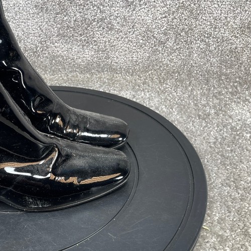 Kate Spade New York Boots Womens Size 6.5 C Bootie Black Leather Block Heel - Picture 9 of 12