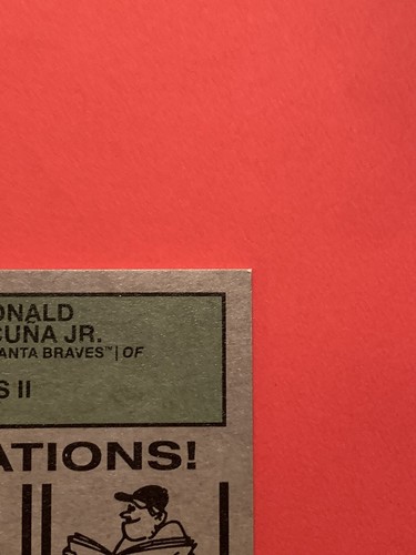 HANK AARON/RONALD ACUNA/MICHAEL HARRIS(10/25)(TRIPLE JERSEY RELIC) 2023 Heritage - Picture 9 of 10