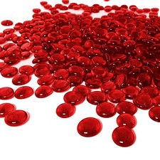 Flat Glass Marbles Decorative Pebbles Gems Stones Vase Fillers Mosaic Tiles Deco