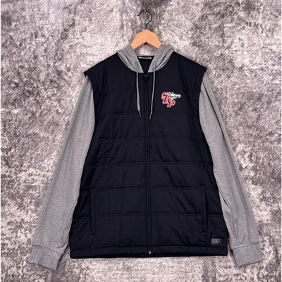 New Travis Mathew Jacket Large Mens Tide Up Hooded Full Zip