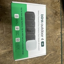 Blink Outdoor 4 XR Four Camera System w/Sync Module XR BRAND NEW Factory Sealed