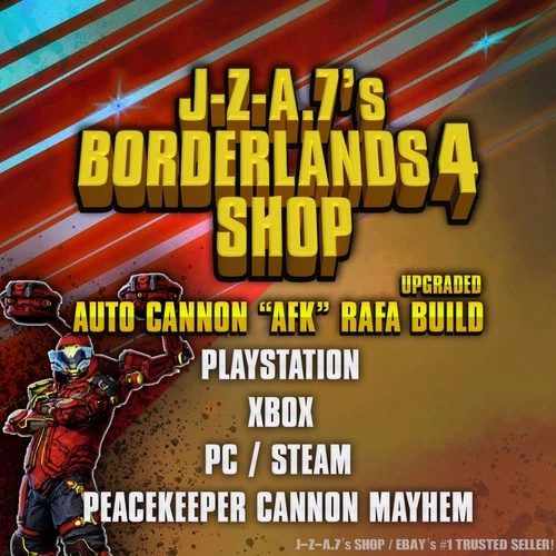Borderlands 4✨ AUTO CANNON AFK RAFA BUILD JAKOBS DEADEYE BL4 ✅PC-PS-XBOX✨MOXSY