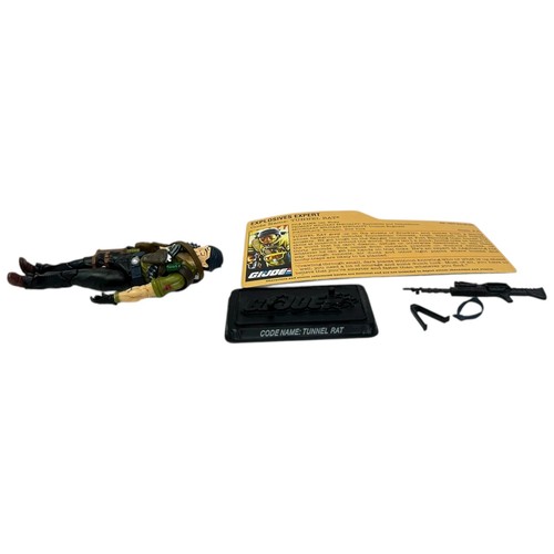 Figura de acción completa GI Joe 25 aniversario paquete de cómics Tunnel Rat 3,75" usada - Imagen 2 de 6