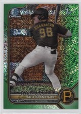 2022 Bowman Draft Chrome Green Sparkle Refractor 8/99 Jack Brannigan 0w27