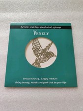 Fenely Hummingbird Wind Spinner Metal Garden ...