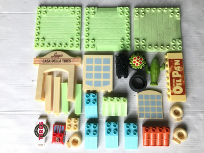 X 80) Konvolut Mega Bloks Stecksystem als Ersatzteilspender *