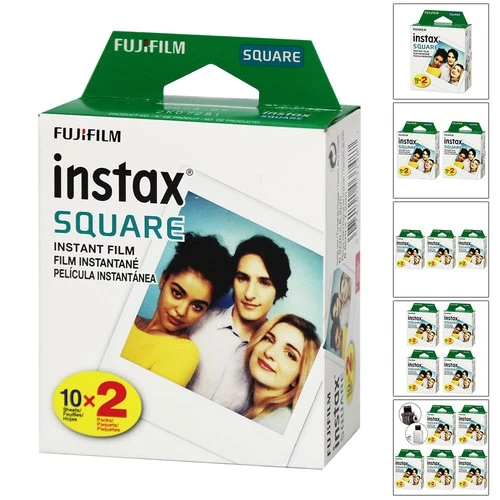 Fujifilm INSTAX SQUARE Instant Film for Fuji SQ1 SQ6 SQ20 SQ10 & SP-3 - product listing photo