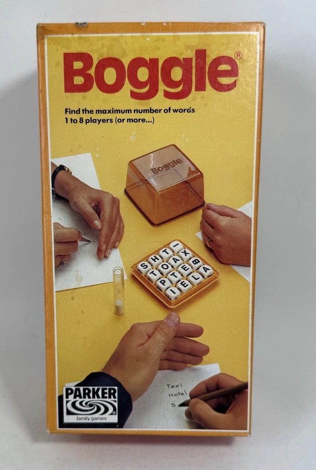 Boggle Word Game Parker  1978 Vintage with instuctions - Image 2 of 4