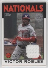 2021 Topps 1986 Topps Baseball Relics Victor Robles #86R-VR 0b2