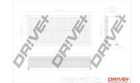 Dr!Ve+ DP1110.10.0096 Luftfilter FüR CitroËN,Peugeot