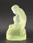 Boyd's Crystal Art Glass LIL ANGEL #9 of 2nd Series SUNSHINE SATIN Glows 5-30-08 — photo 7
