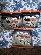 30 Gillette ATRA PLUS Razor Blade Shaver Replacement Cartridge Refill Lubrastrip 2.67 per gallon