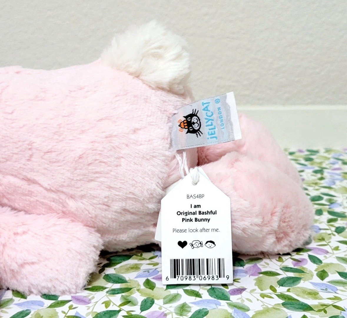 【】 Bashful Pink Bunny Medium Jellycat BASHFUL PINK BUNNY - Medium 11