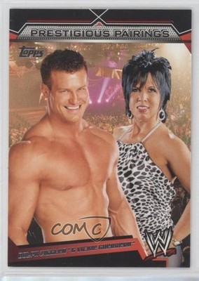 2011 Topps WWE Prestigious Pairings Dolph Ziggler Vickie Guerrero #PP-9 1md