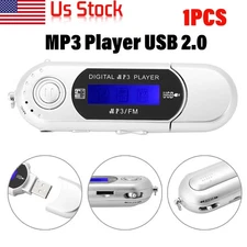 1PC USB Digital MP3 Music Player Portable LCD Screen with 32GB TF Card FM Radio