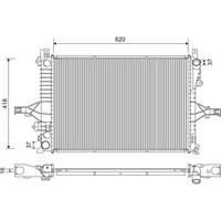 Valeo 701233 KüHler MotorküHlung FüR Volvo S80 184