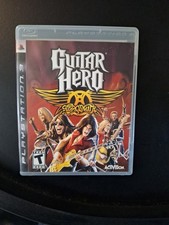 Guitar Hero: Aerosmith (Sony PlayStation 3, 2008) Complete With Manual