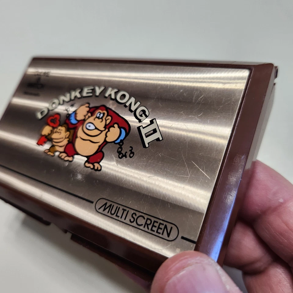 Nintendo DONKEY KONG 2 II Juego y Reloj Multipantalla 1983 - FUNCIONA, PERO... LEER Foto 2 de 4