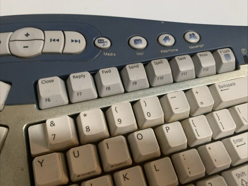 Microsoft Natural MultiMedia X08-73801 Wired Keyboard w/ Box Parts READ MORE - Afbeelding 9 van 18