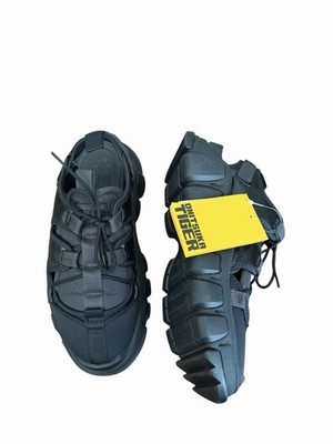 Onitsuka Tiger Dentigre Käfig Sandalen schwarz Plateau klobig neu UVP 180 £ UK 6