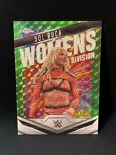 2025 Topps Chrome WWE Women's Division Sol Ruca #WD- Sol Green Geometric /75 NXT