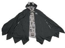 Hot Topic Skelanimals Diego Bat Cape Hoodie Small / Medium All Over Print Lining